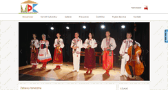 Desktop Screenshot of mdkbarcin.com.pl